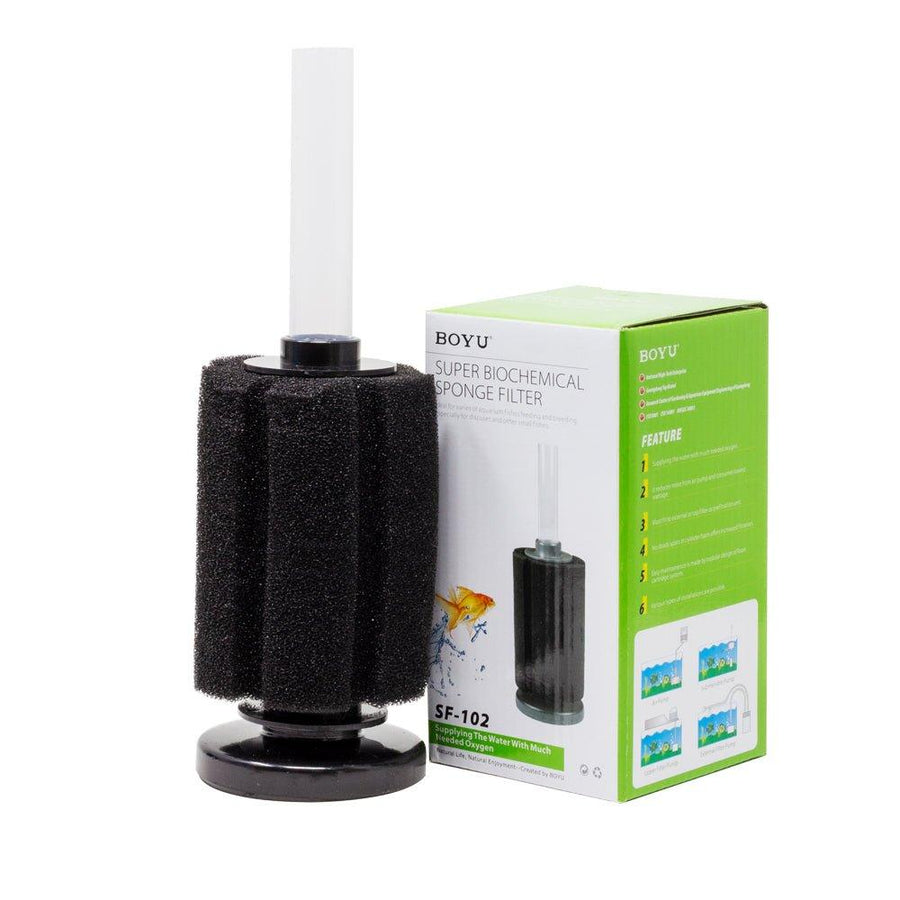 Boyu SF-102 Sponge Aquarium Fish Tank Filter - Fry - Shrimp - AllPondSolutions