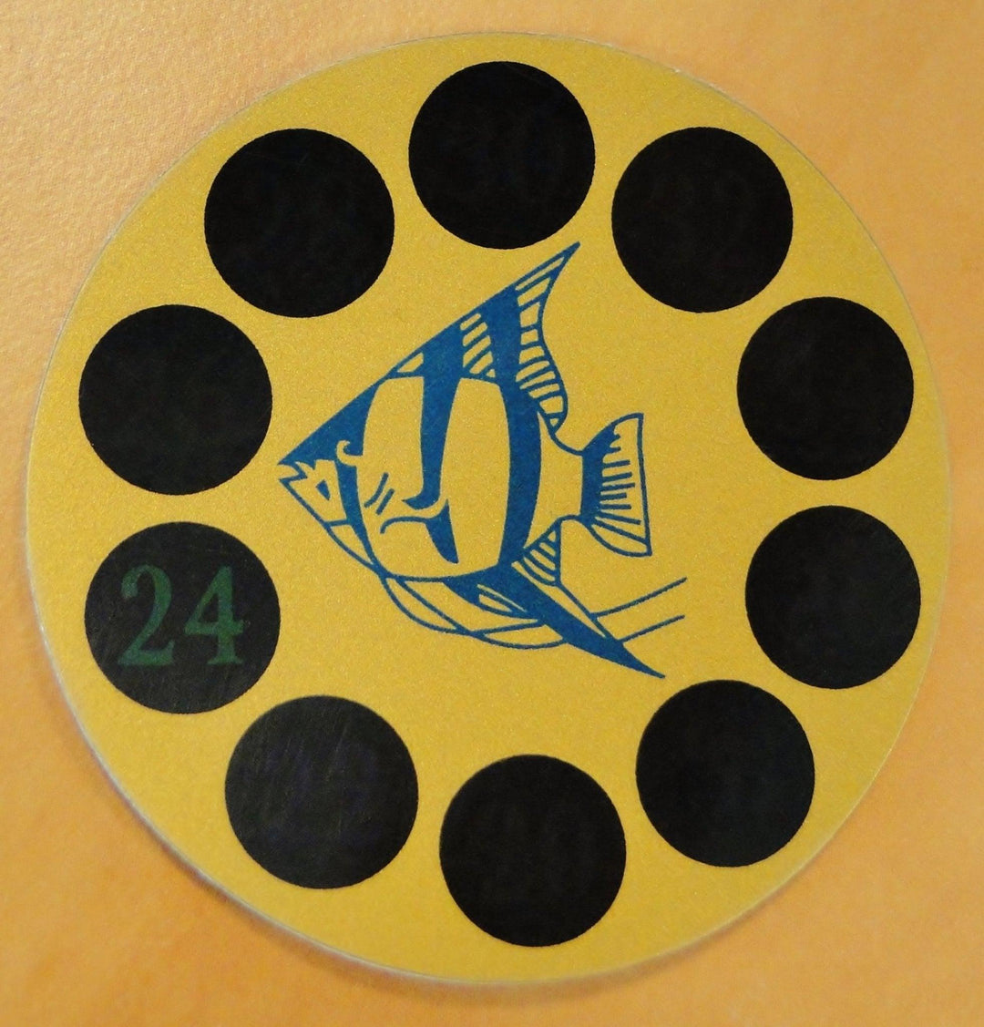 Digital Small Round Circular Aquarium Thermometer - AllPondSolutions
