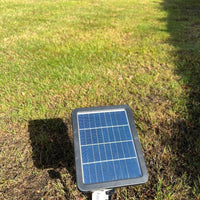 AllPondSolutions golden globe box solar water feature with LED light