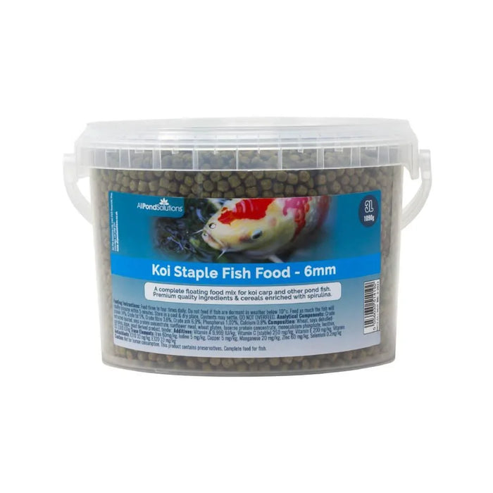 Koi Floating Staple Fish Food 6mm - 1090g & 1950g