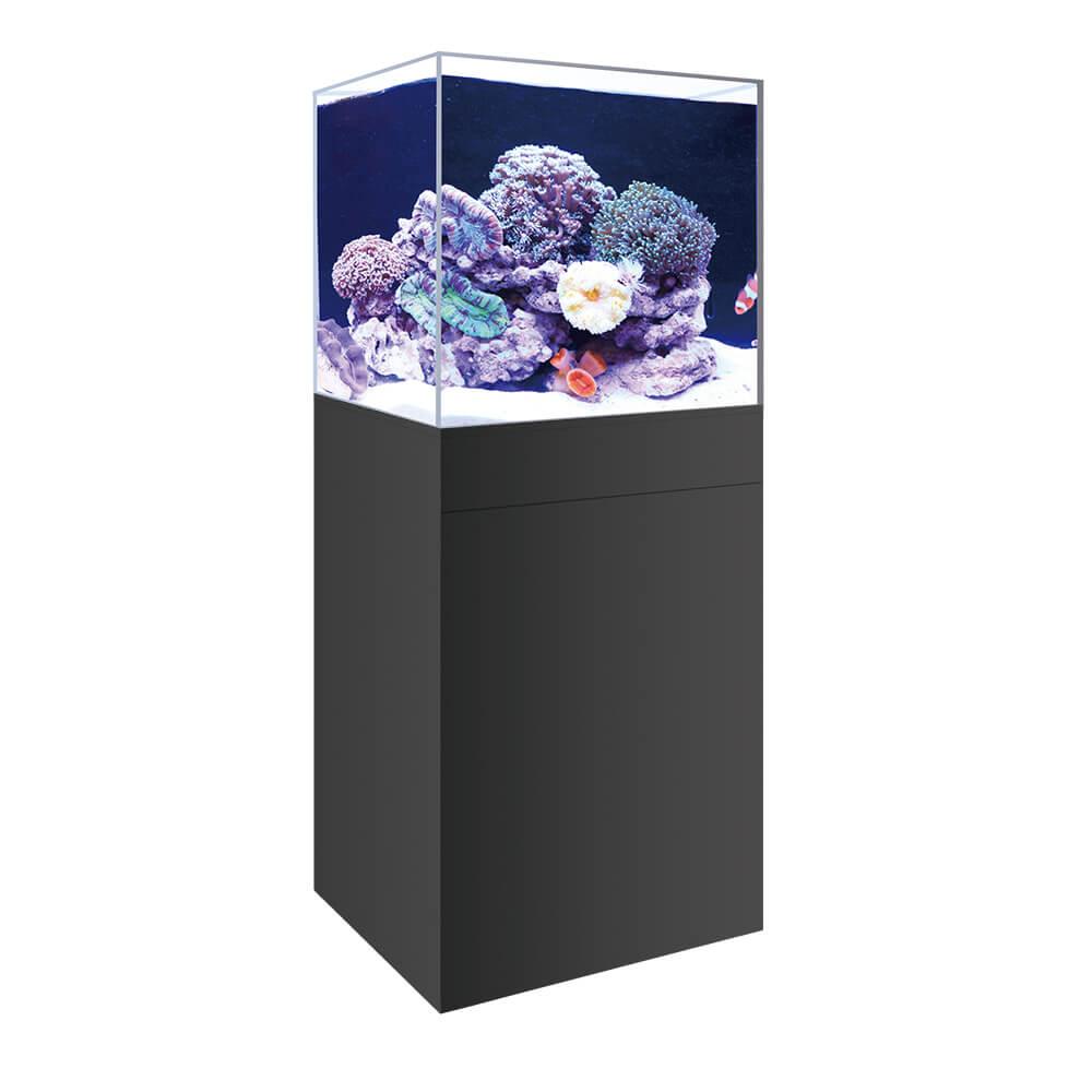 Marine Fish Tank & Cabinet Kit - White / Black 150L - 67cm - AllPondSolutions
