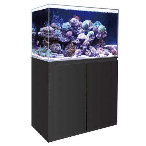 Marine Fish Tank, Sump & Cabinet - White / Black 460L - 120cm - AllPondSolutions
