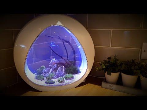 Nano Curve Acrylic Fish tank 13.5L - 3 Colours - AllPondSolutions