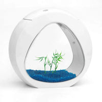 Nano Curve Acrylic Fish Tank 6L In White or Black - AllPondSolutions