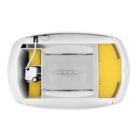 Nano Curve Acrylic Fish Tank 6L In White or Black - AllPondSolutions