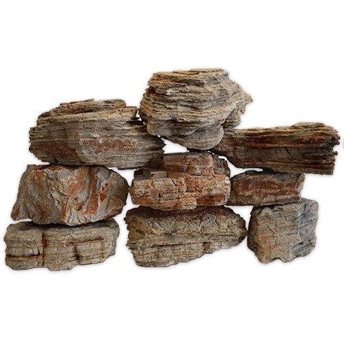 AllPondSolutions natural red sandstone aquascaping rock, 20kg