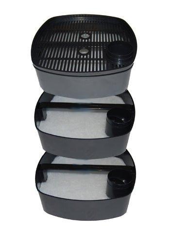 AllPondSolutions 1000EF external filter media baskets, set of three