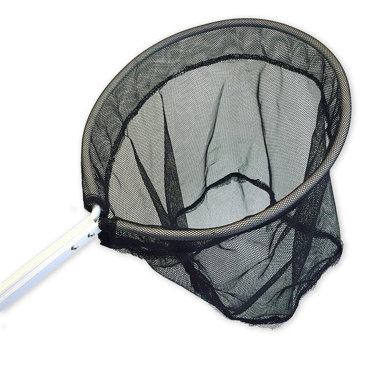 Pond Fish Catch Nets Circular Black - 93cm Handle - AllPondSolutions