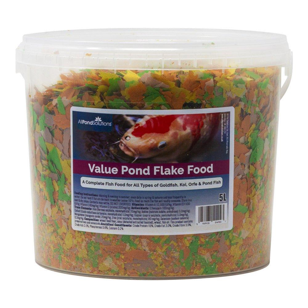 Pond Flake Fish Food 3L 5L and 10L tubs. – AllPondSolutions