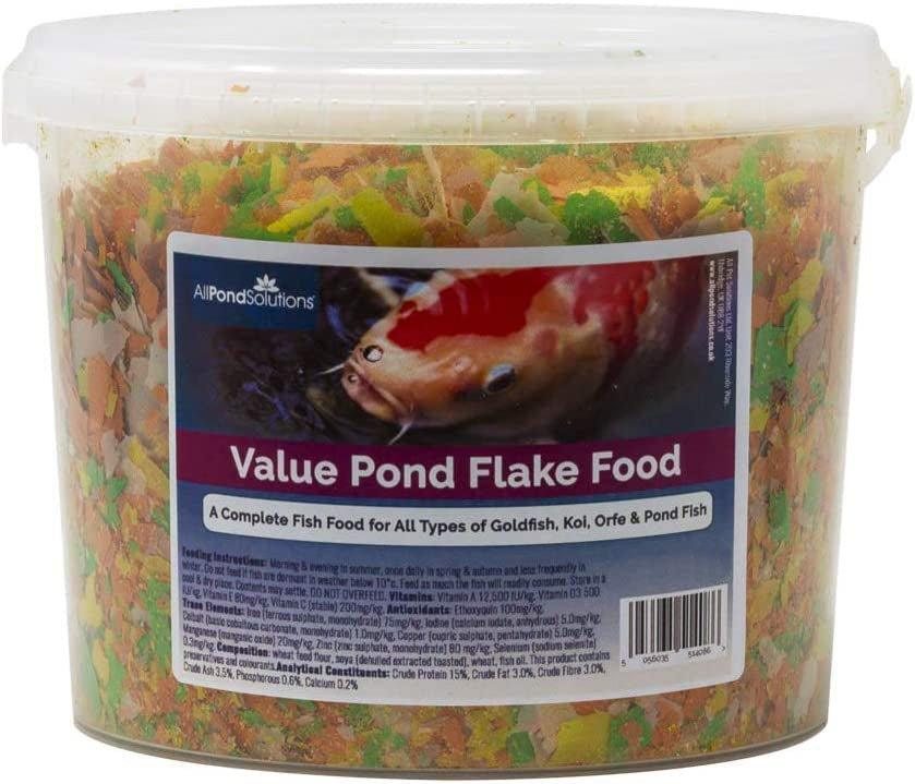 Pond Flake Fish Food 3L 5L and 10L tubs. – AllPondSolutions