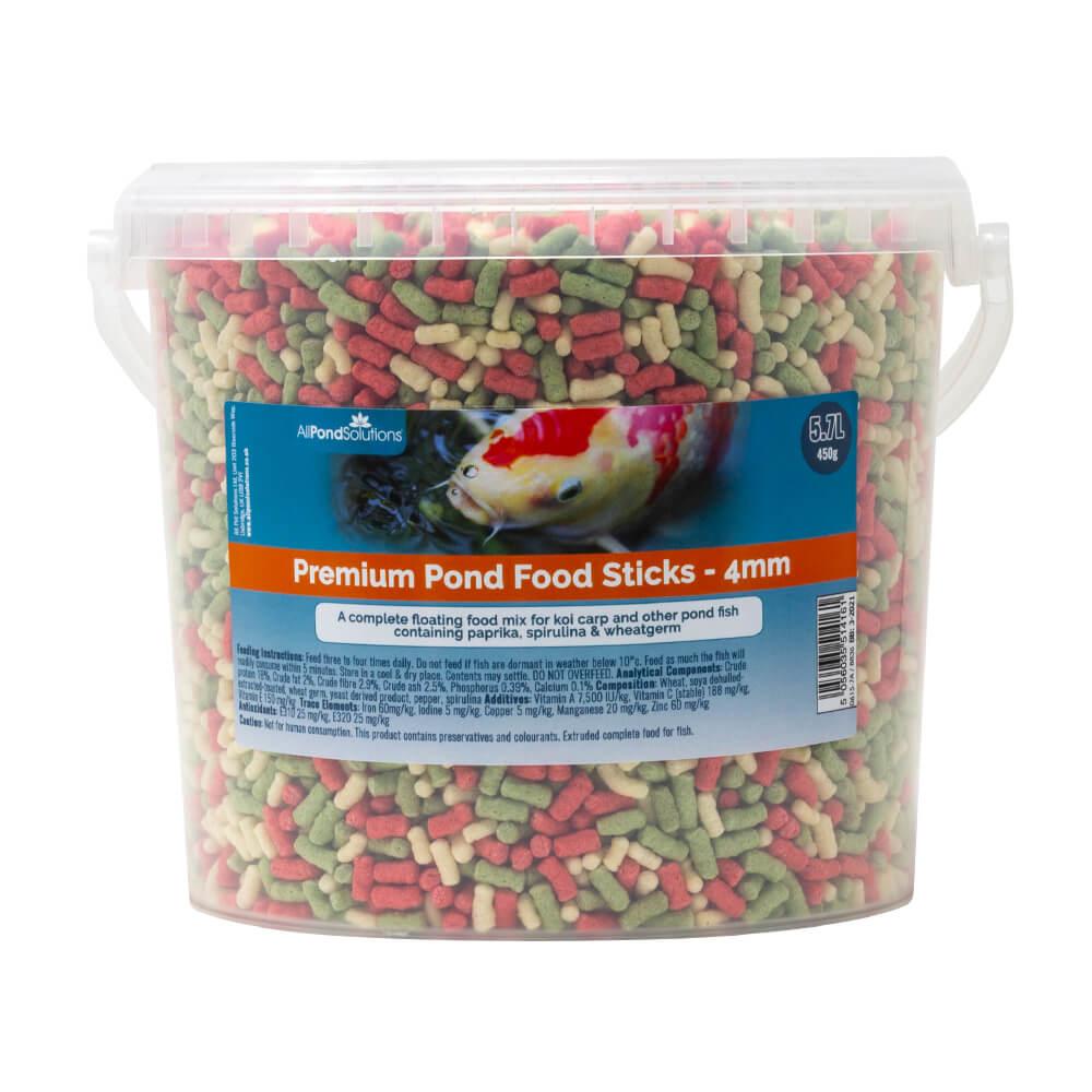 Premium Floating Pond Food Sticks - 4mm - 250g & 450g - AllPondSolutions