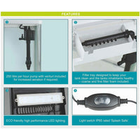 Small 14 Litre Nano Fish Tank - 6 Colours - AllPondSolutions