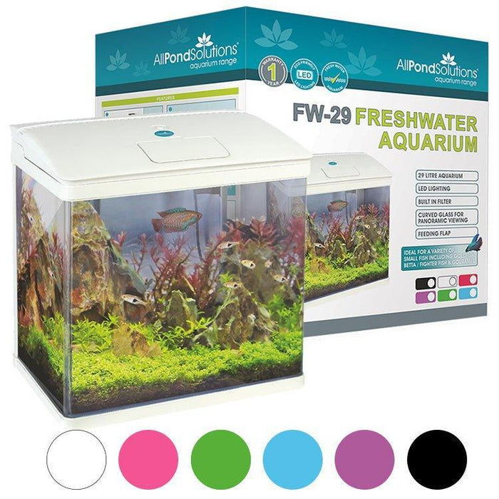 Small 29 Litre Nano Aquarium Fish Tank - 6 Colours