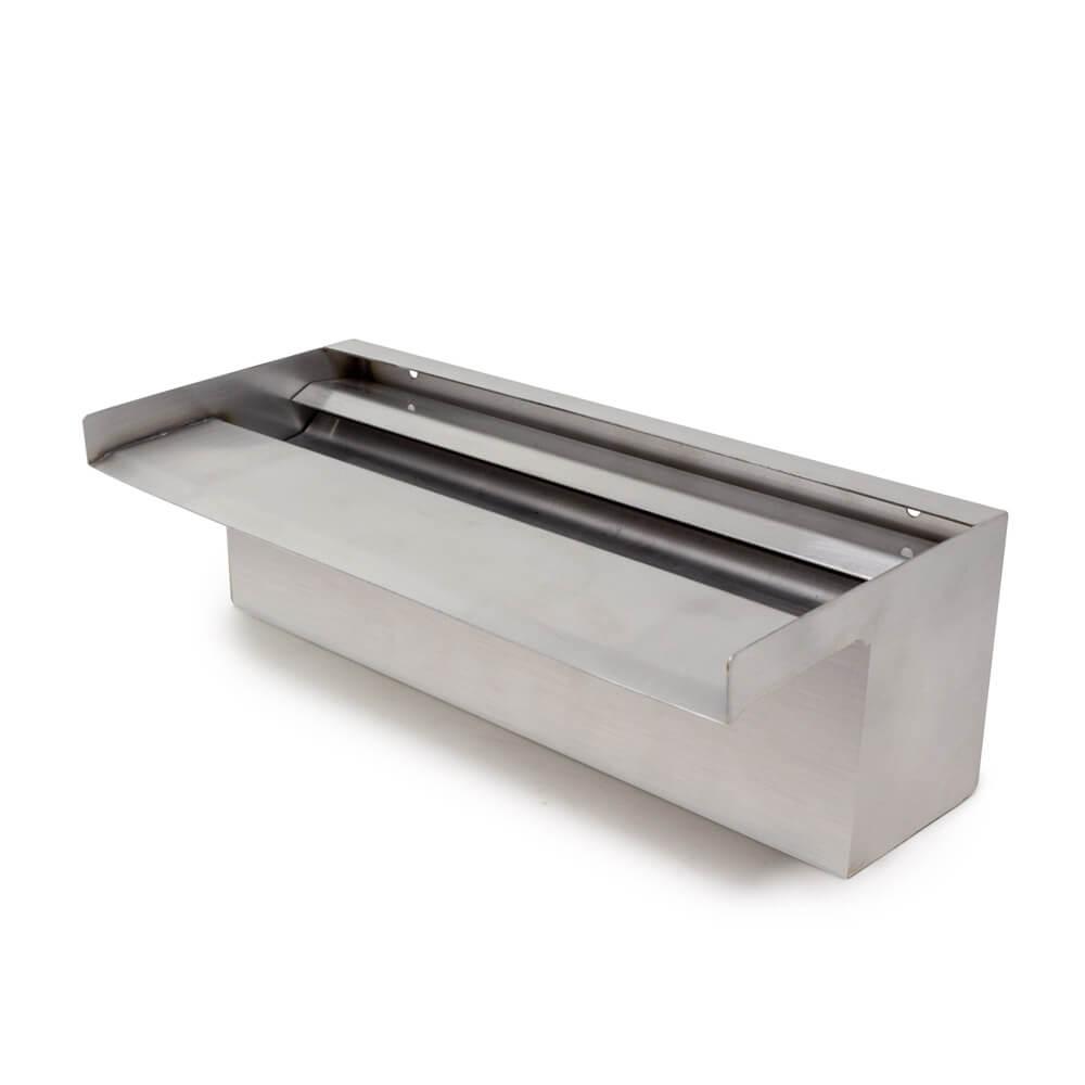 20/30/60cm Stainless Steel Spillway Waterfall Water Blade Koi Pond Weir Cascade 1