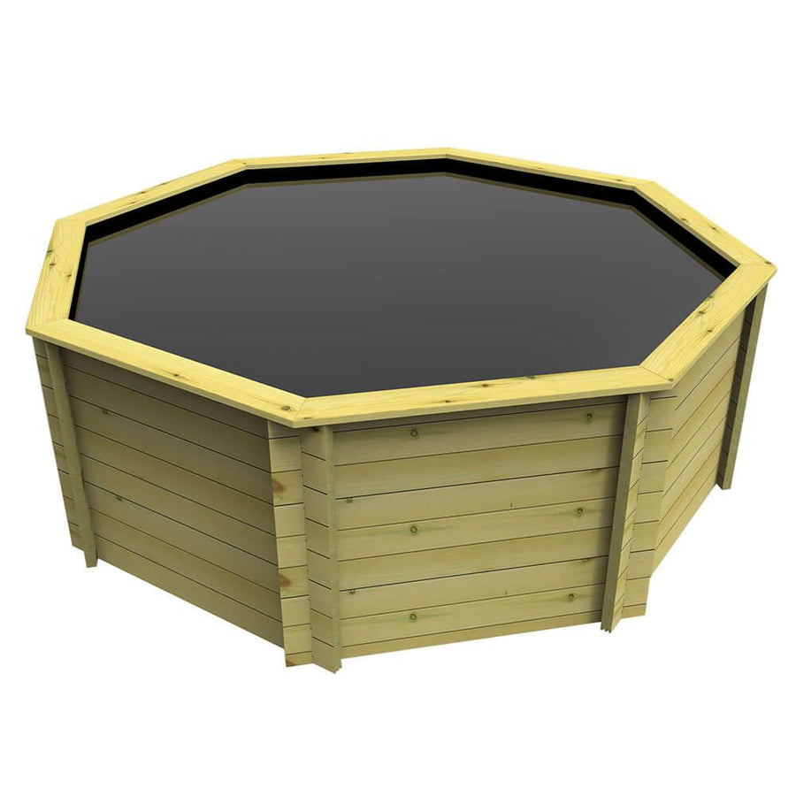 The Garden Timber Company Wooden Koi Pond ‚Äì 10ft Octagonal - AllPondSolutions