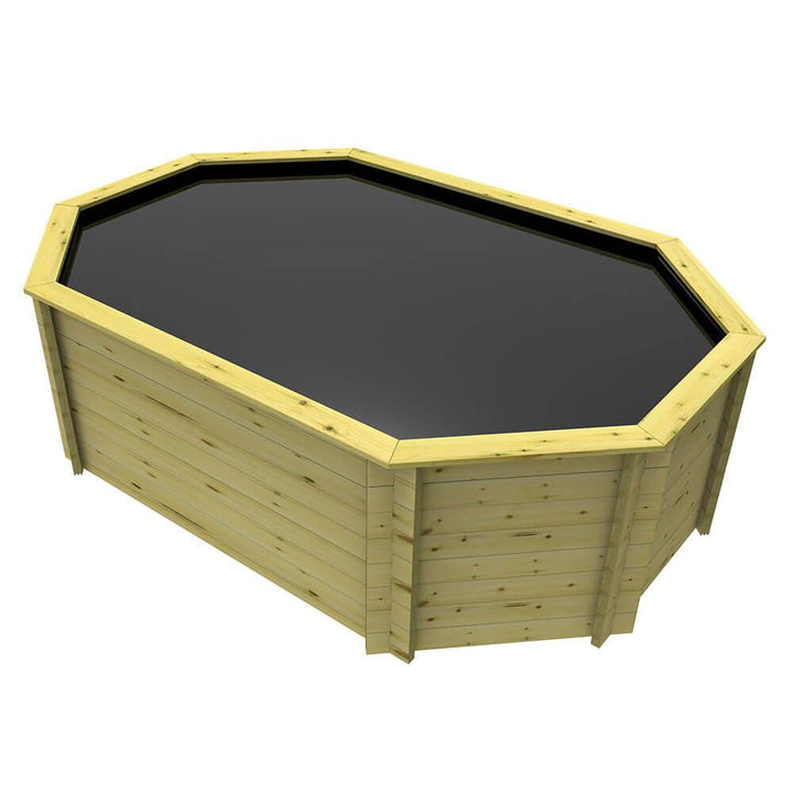 The Garden Timber Company Wooden Koi Pond ‚Äì 12 x 8ft - AllPondSolutions