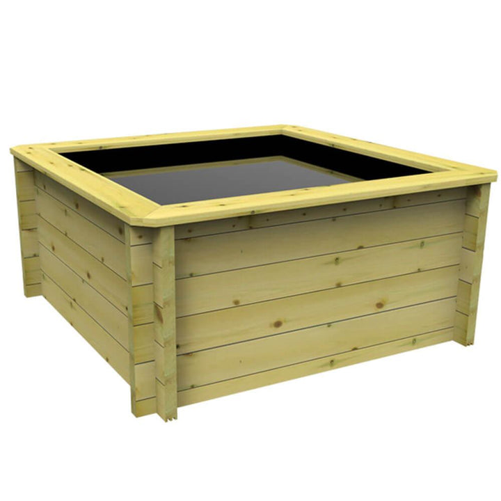 The Garden Timber Company Wooden Pond ‚Äì 2m x 2m - AllPondSolutions