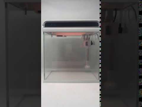 Ultra Clear Glass Nano LED Light Fish Tank - 12L - White - AllPondSolutions