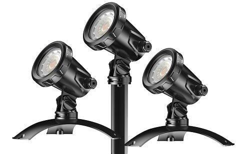 AllPondSolutions GPL-LED-3 underwater pond and garden light set of three