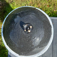 AllPondSolutions vase globe solar water feature with LED lights