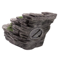 AllPondSolutions slate-effect waterfall water feature with LED light