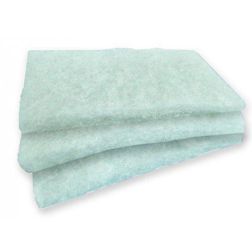 White Fleece Filters Foam Pack of 3