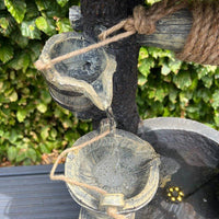 AllPondSolutions wishing well water feature with LED light
