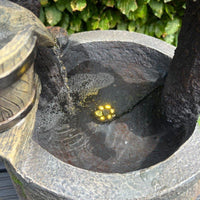 AllPondSolutions wishing well water feature with LED light